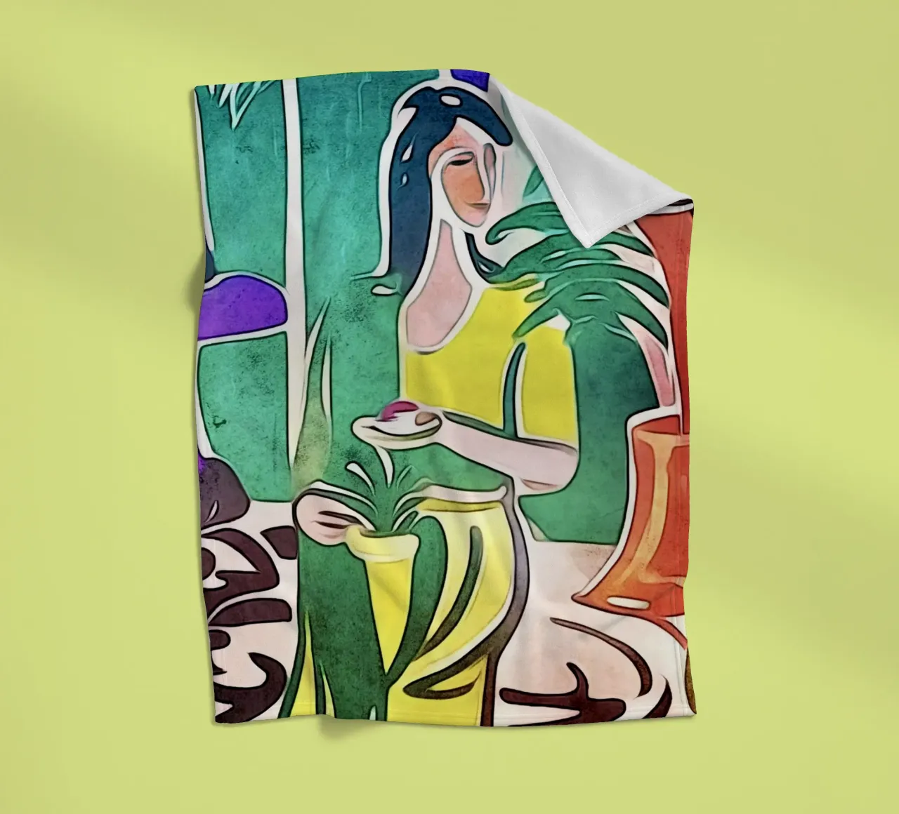 Tea time Fleecedecke von ZAMART