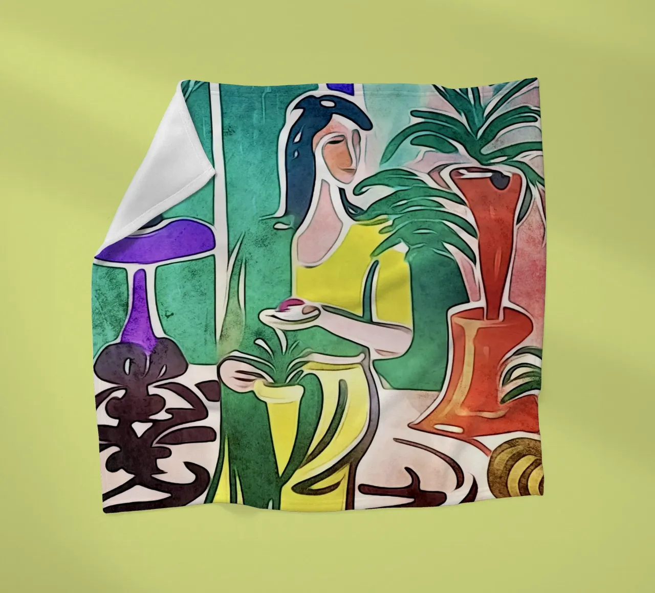 Tea time Fleecedecke von ZAMART