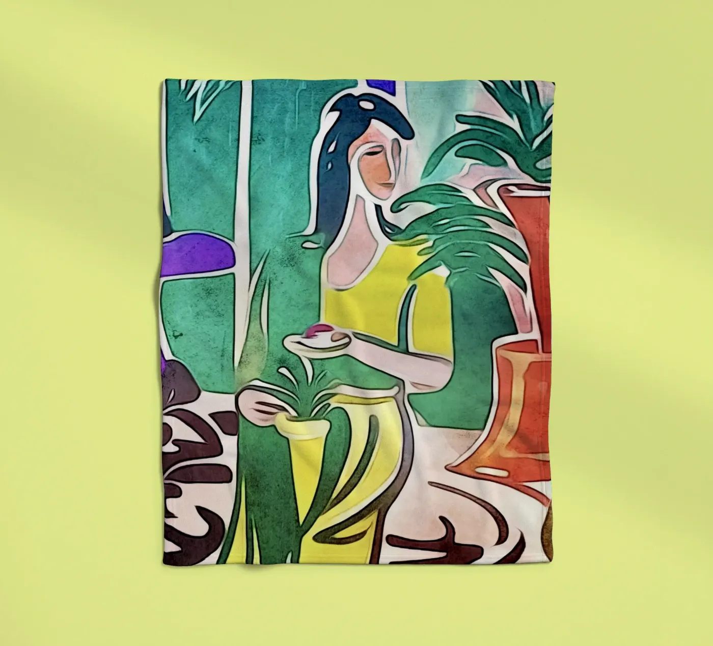 Tea time Fleecedecke von ZAMART