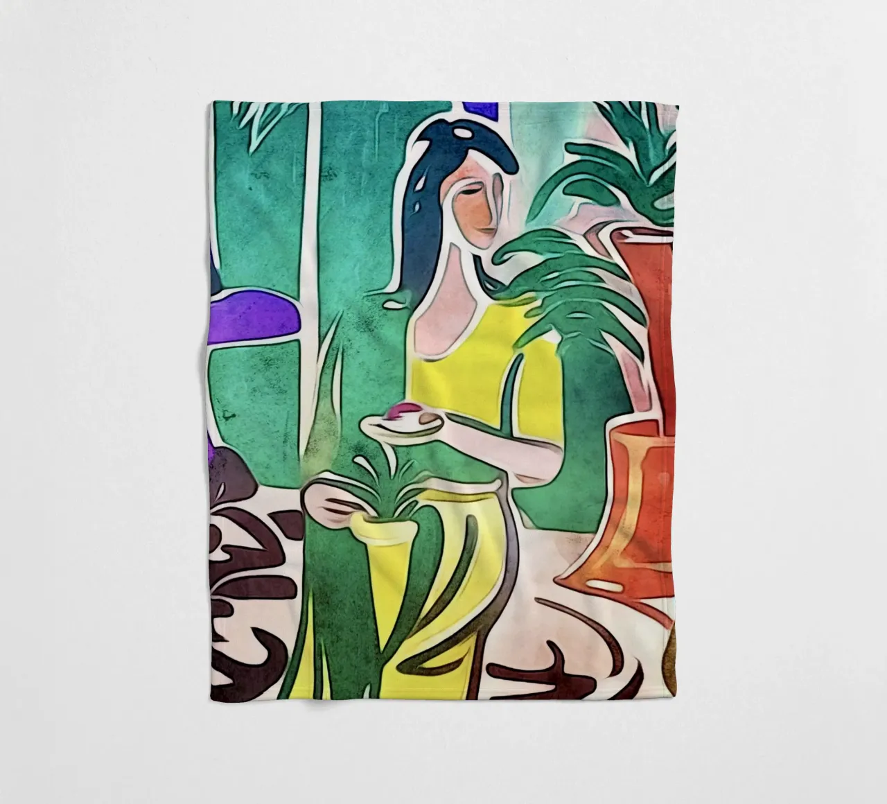 Tea time Fleecedecke von ZAMART