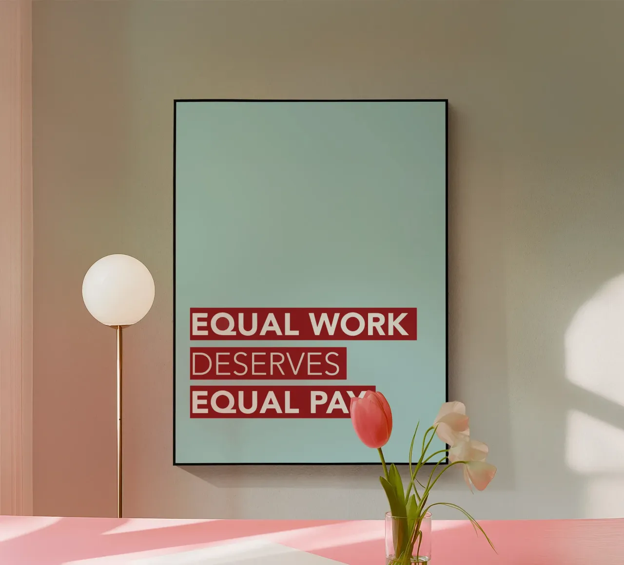 EQUALITY plexiglas de FELICIA