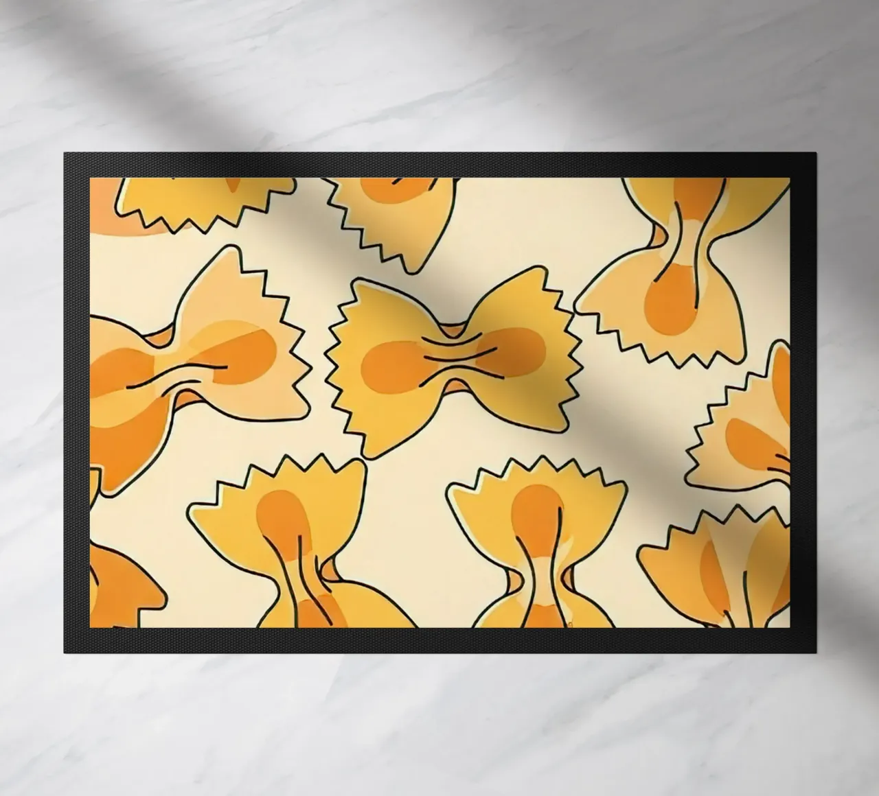 Bow Ties doormat by FlatPrint Studio