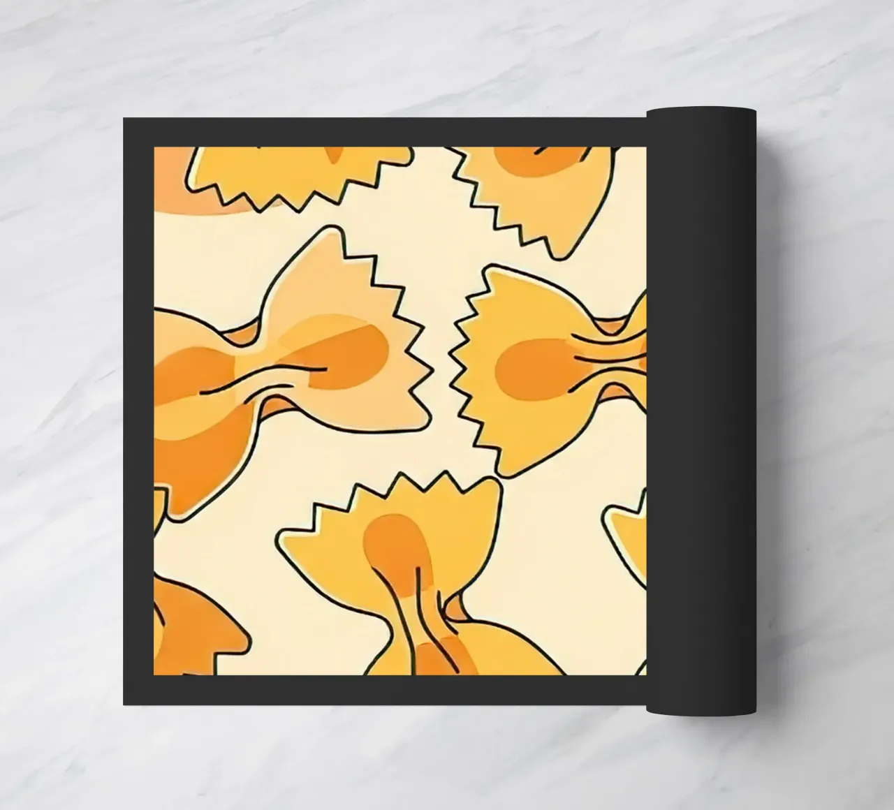 Bow Ties doormat by FlatPrint Studio