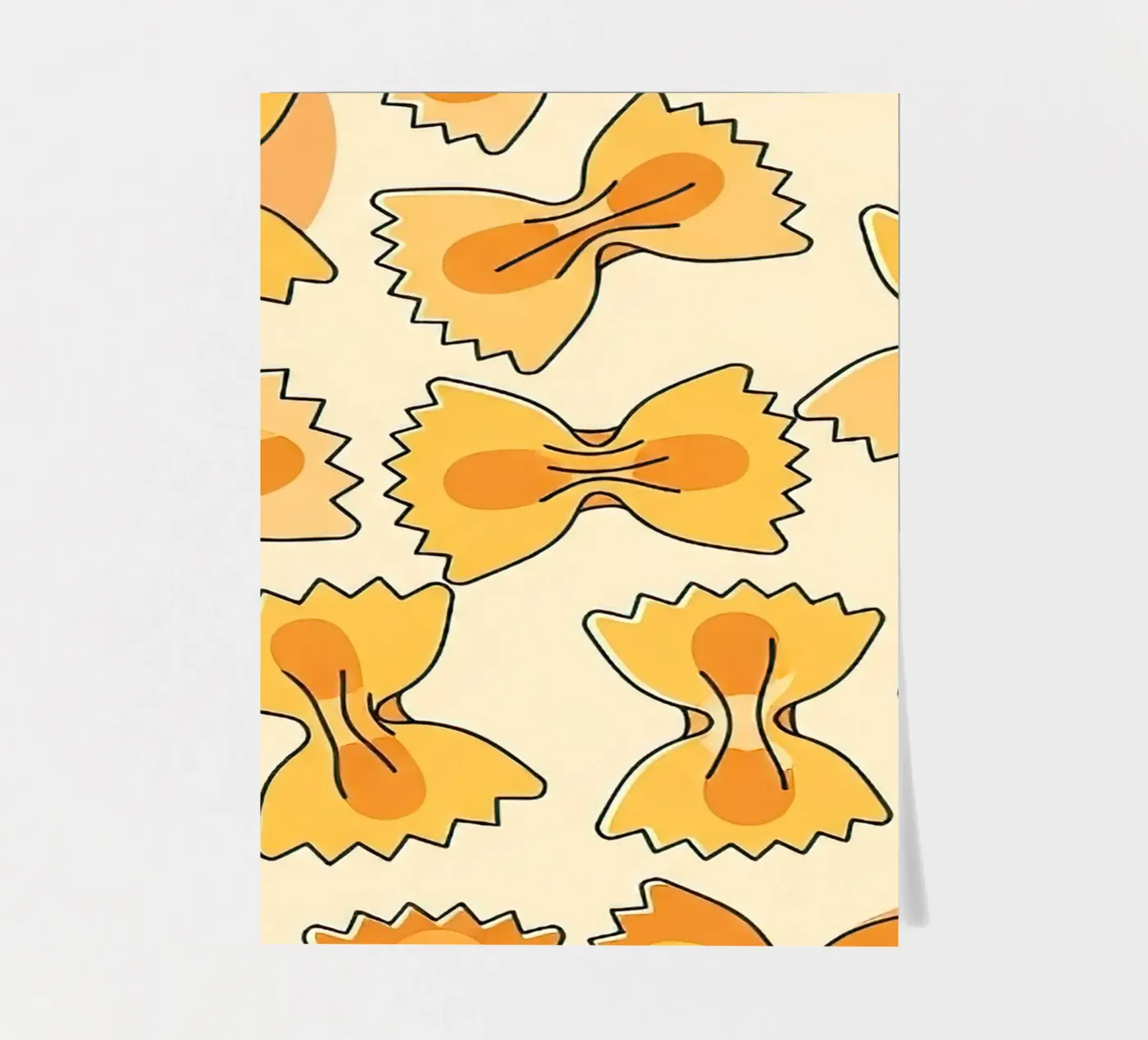 Vlinderdassen stickervel van FlatPrint Studio