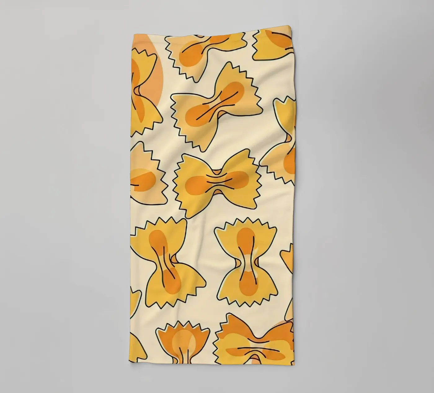 Vlinderdassen badhanddoek van FlatPrint Studio