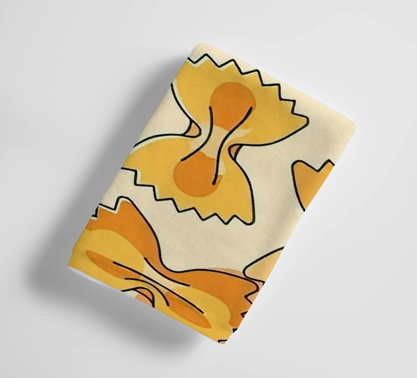 Vlinderdassen badhanddoek van FlatPrint Studio