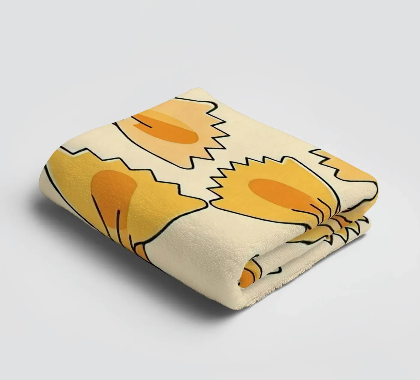 Vlinderdassen badhanddoek van FlatPrint Studio