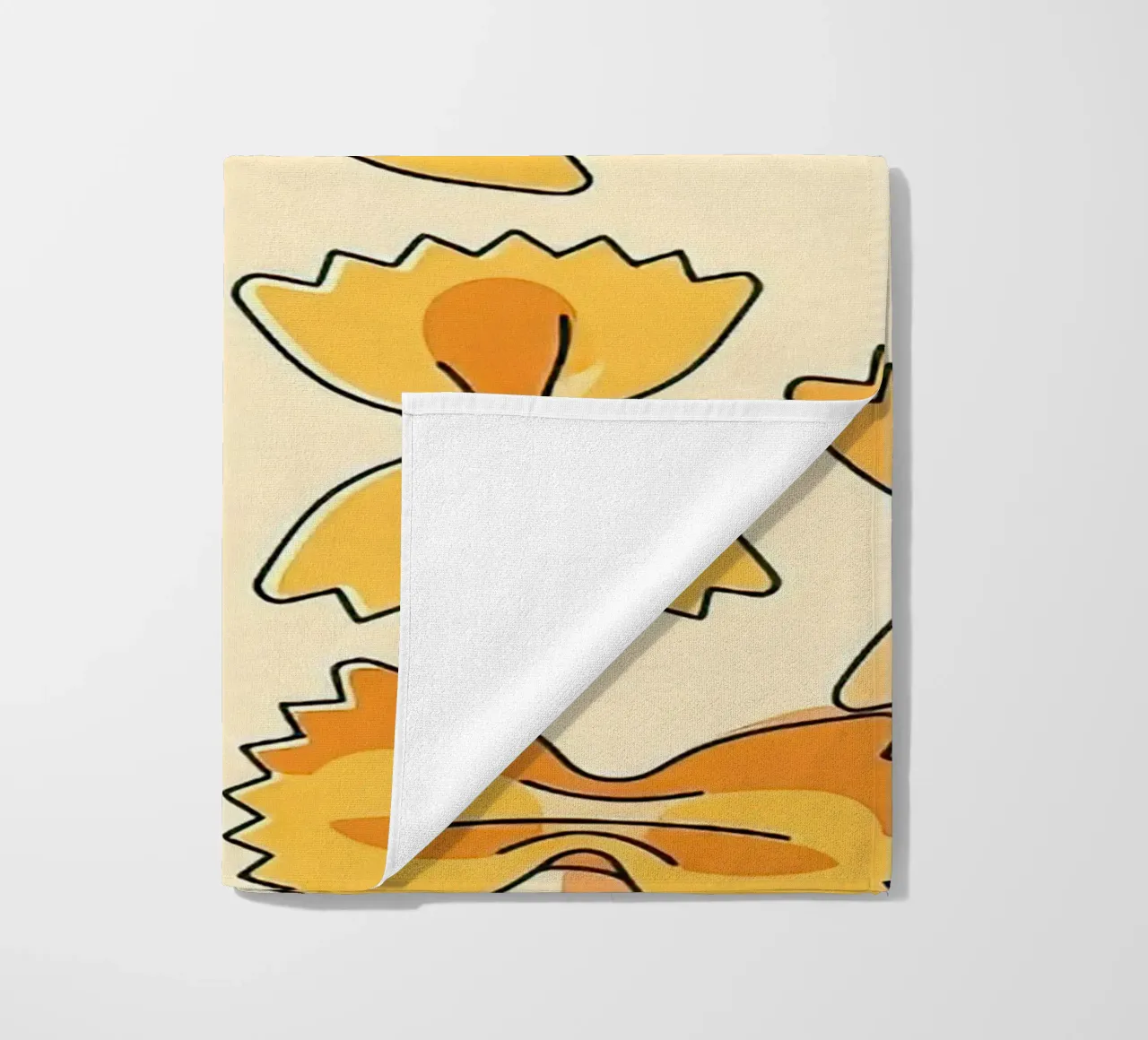 Vlinderdassen strandhanddoek van FlatPrint Studio