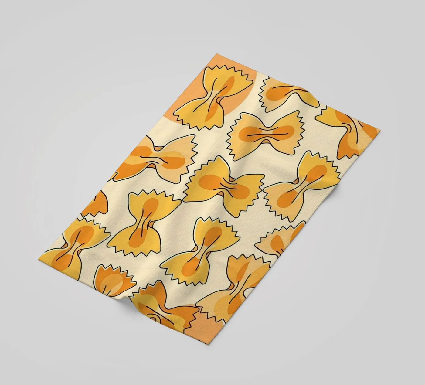 Vlinderdassen strandhanddoek van FlatPrint Studio