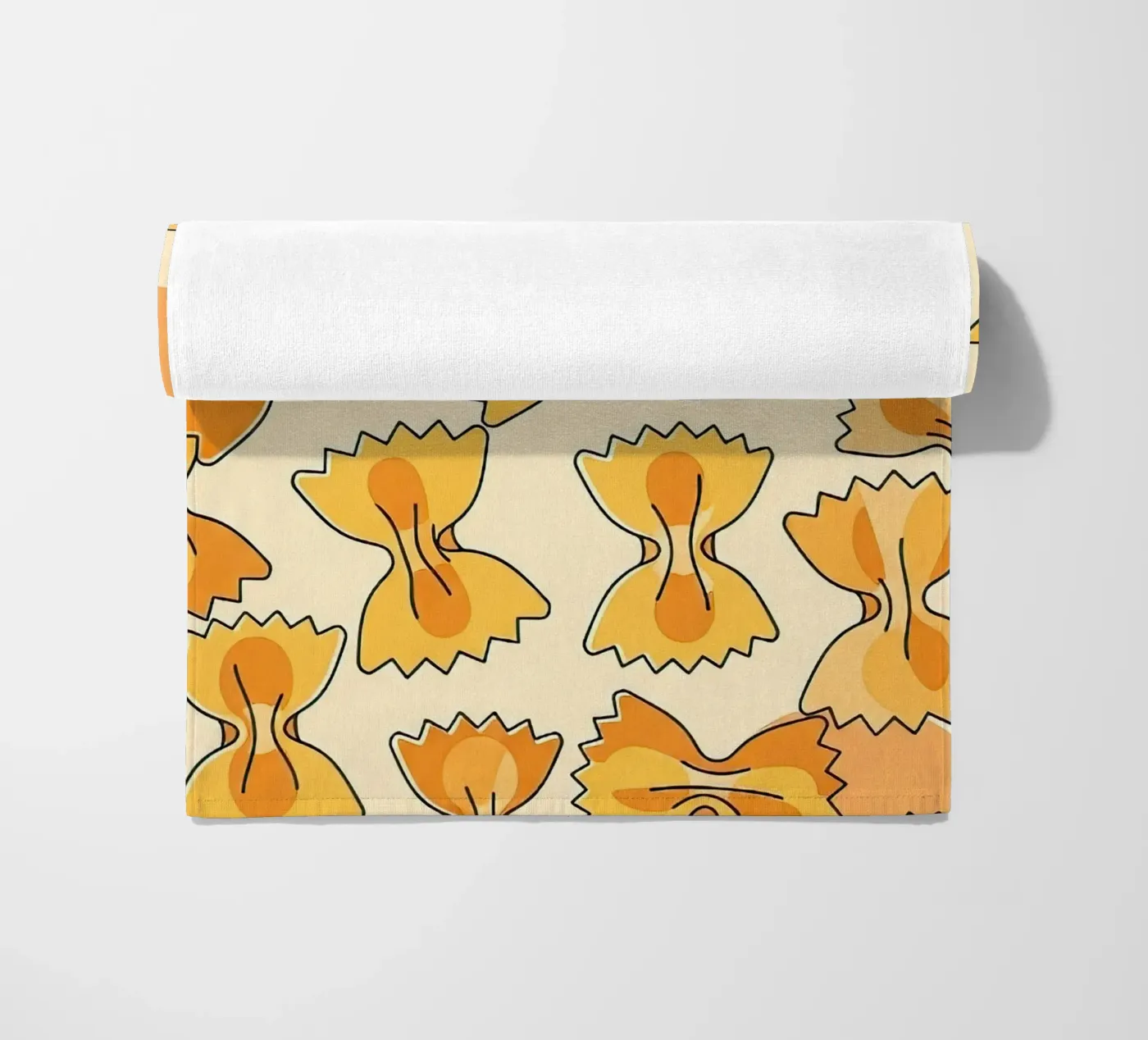 Vlinderdassen strandhanddoek van FlatPrint Studio