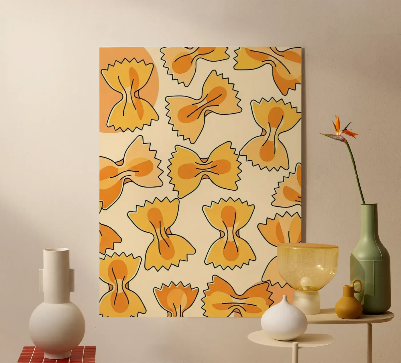 Bow Ties acrylic glass by FlatPrint Studio