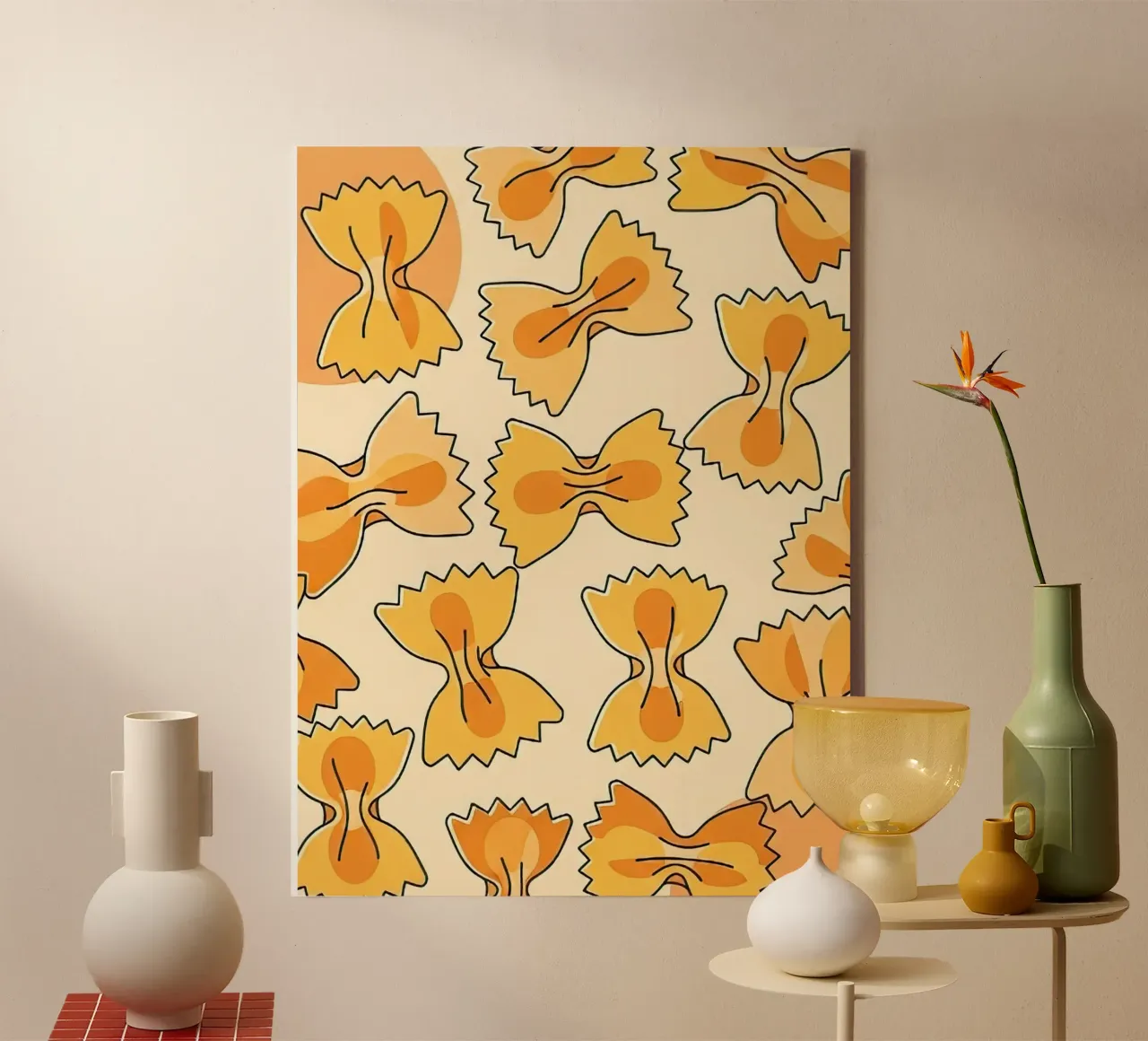 Bow Ties tela da FlatPrint Studio