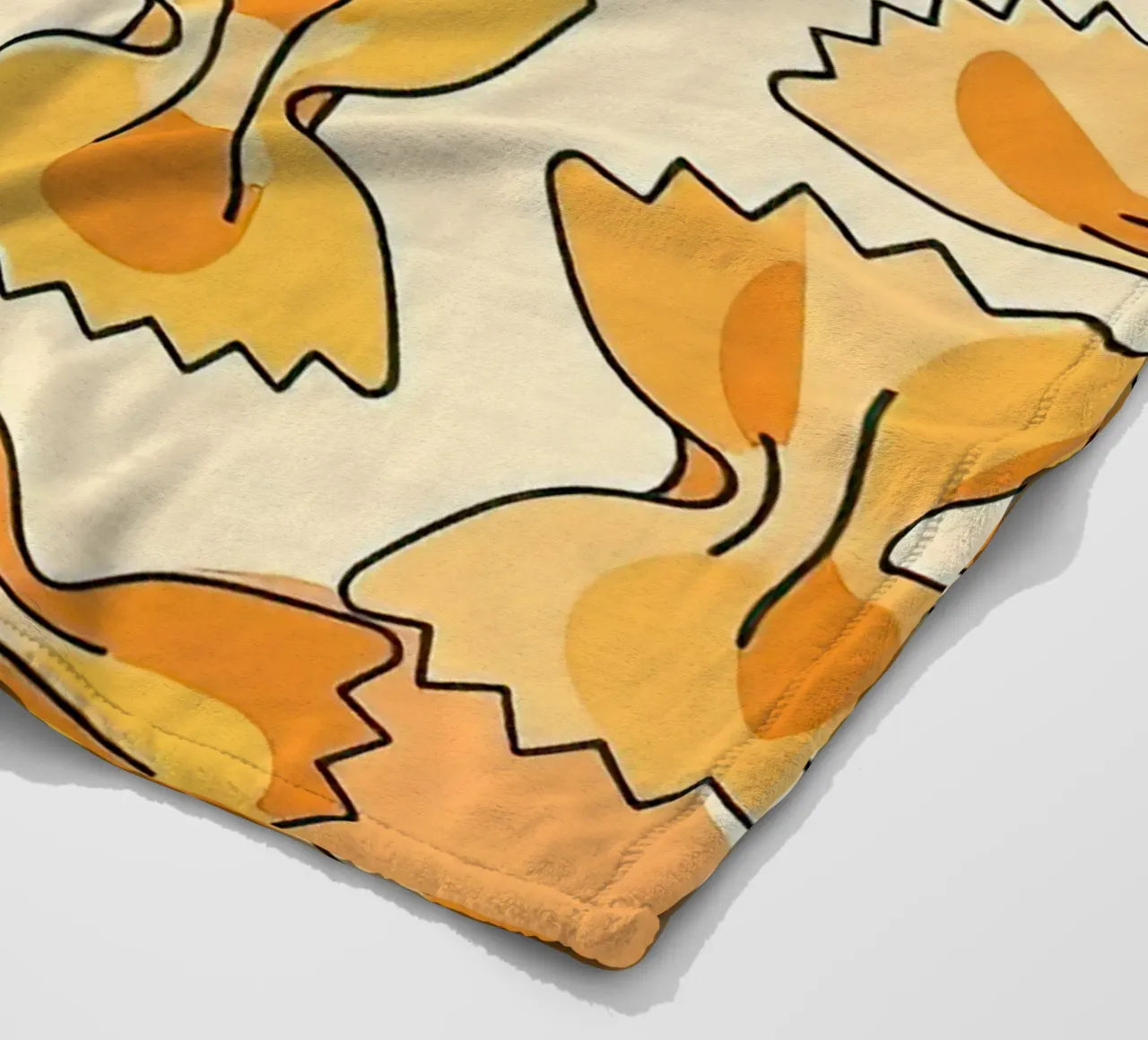 Schmetterlingskrawatten Fleecedecke von FlatPrint Studio