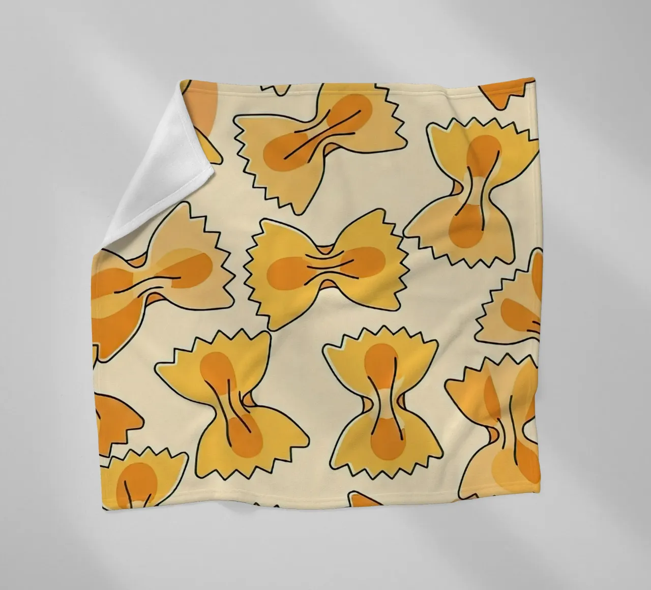 Schmetterlingskrawatten Fleecedecke von FlatPrint Studio