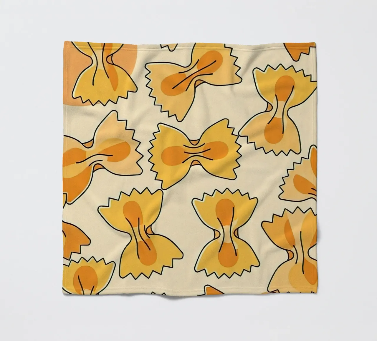 Schmetterlingskrawatten Fleecedecke von FlatPrint Studio