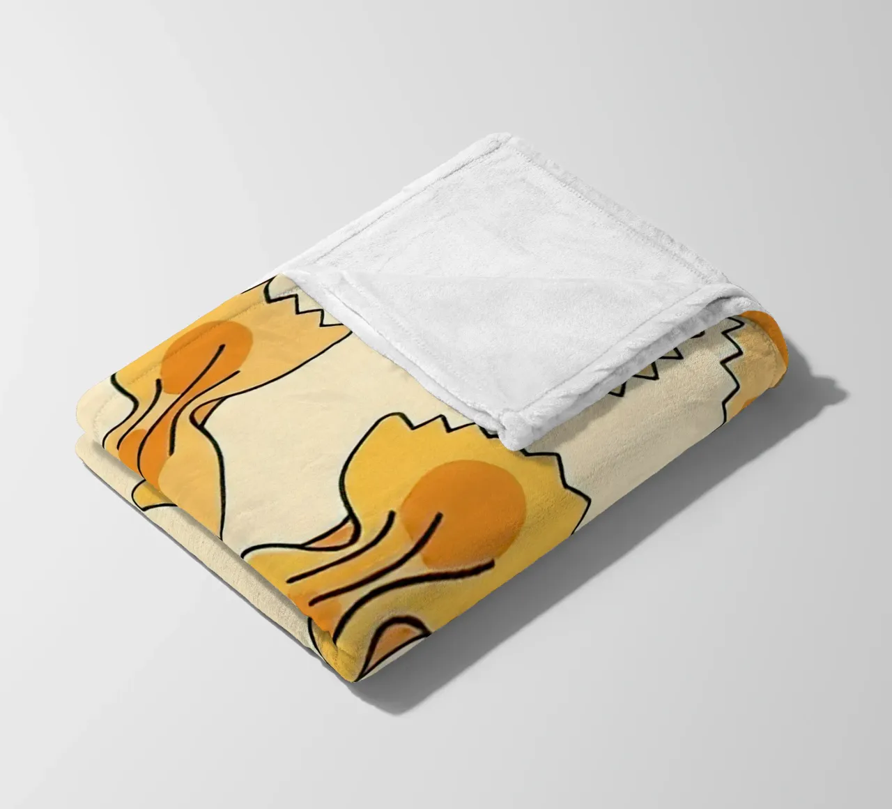 Schmetterlingskrawatten Fleecedecke von FlatPrint Studio