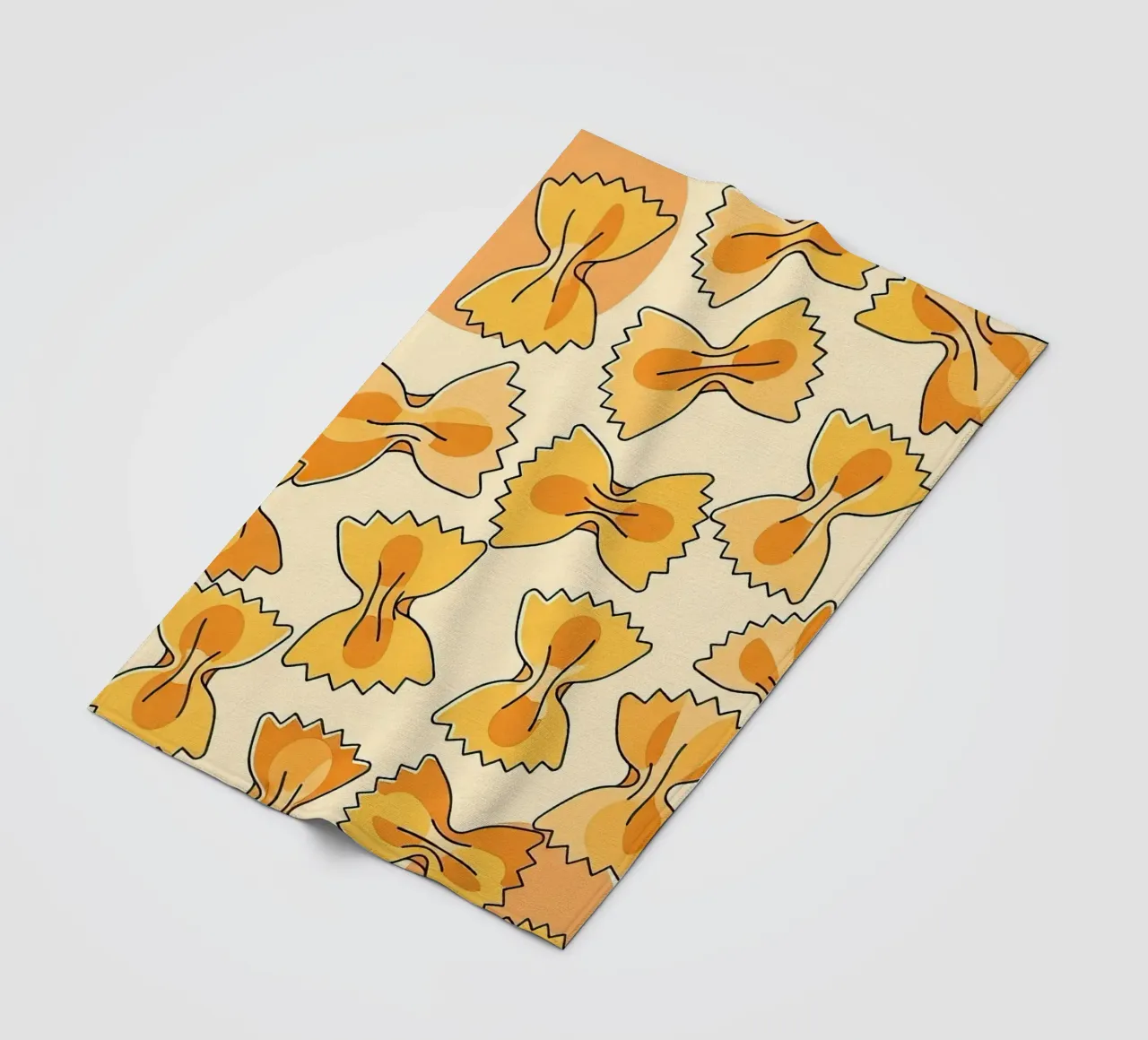 Schmetterlingskrawatten Fleecedecke von FlatPrint Studio