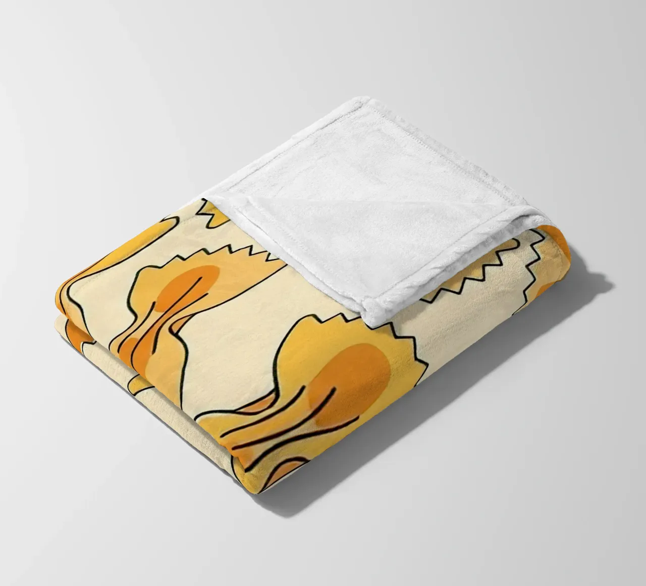 Schmetterlingskrawatten Fleecedecke von FlatPrint Studio