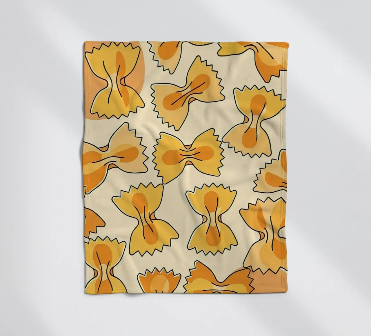 Schmetterlingskrawatten Fleecedecke von FlatPrint Studio