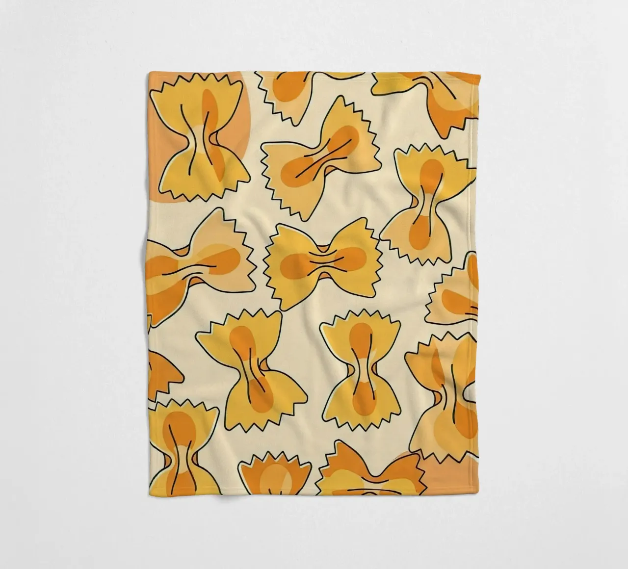 Schmetterlingskrawatten Fleecedecke von FlatPrint Studio