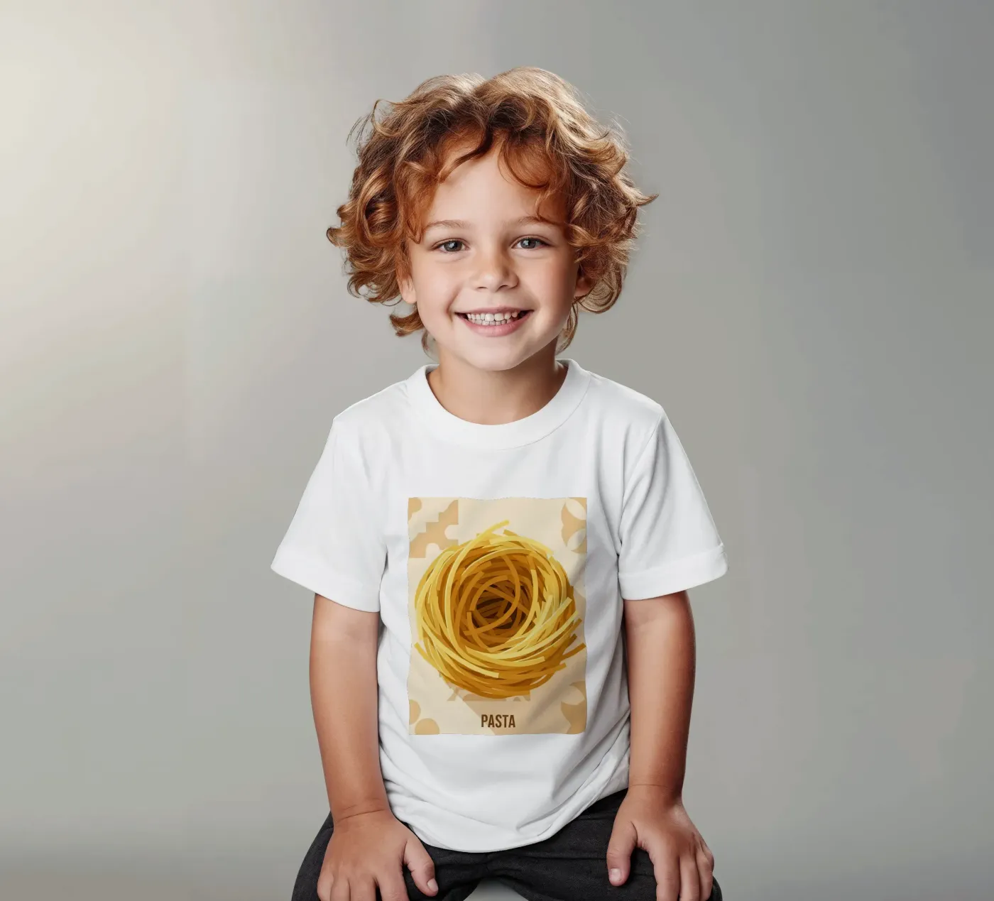 Spaghetti Nest Bundle kinder t-shirt van FlatPrint Studio
