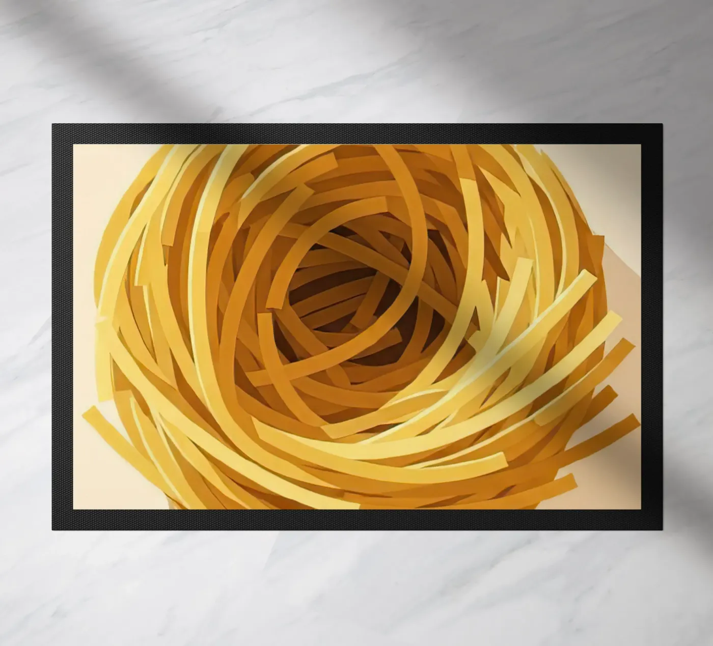 Spaghetti Nest Bundle Fußmatte von FlatPrint Studio