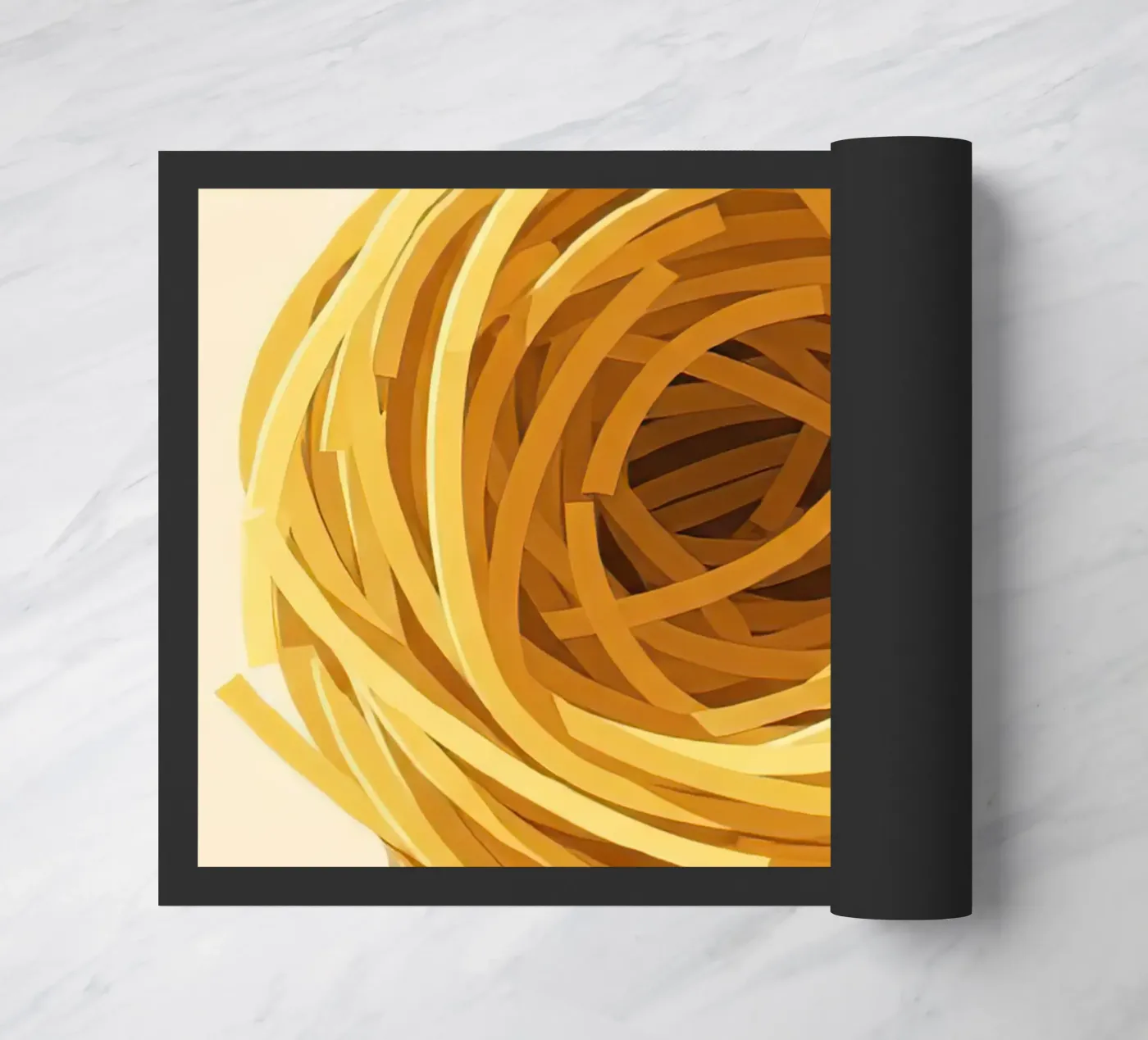 Spaghetti Nest Bundle Fußmatte von FlatPrint Studio