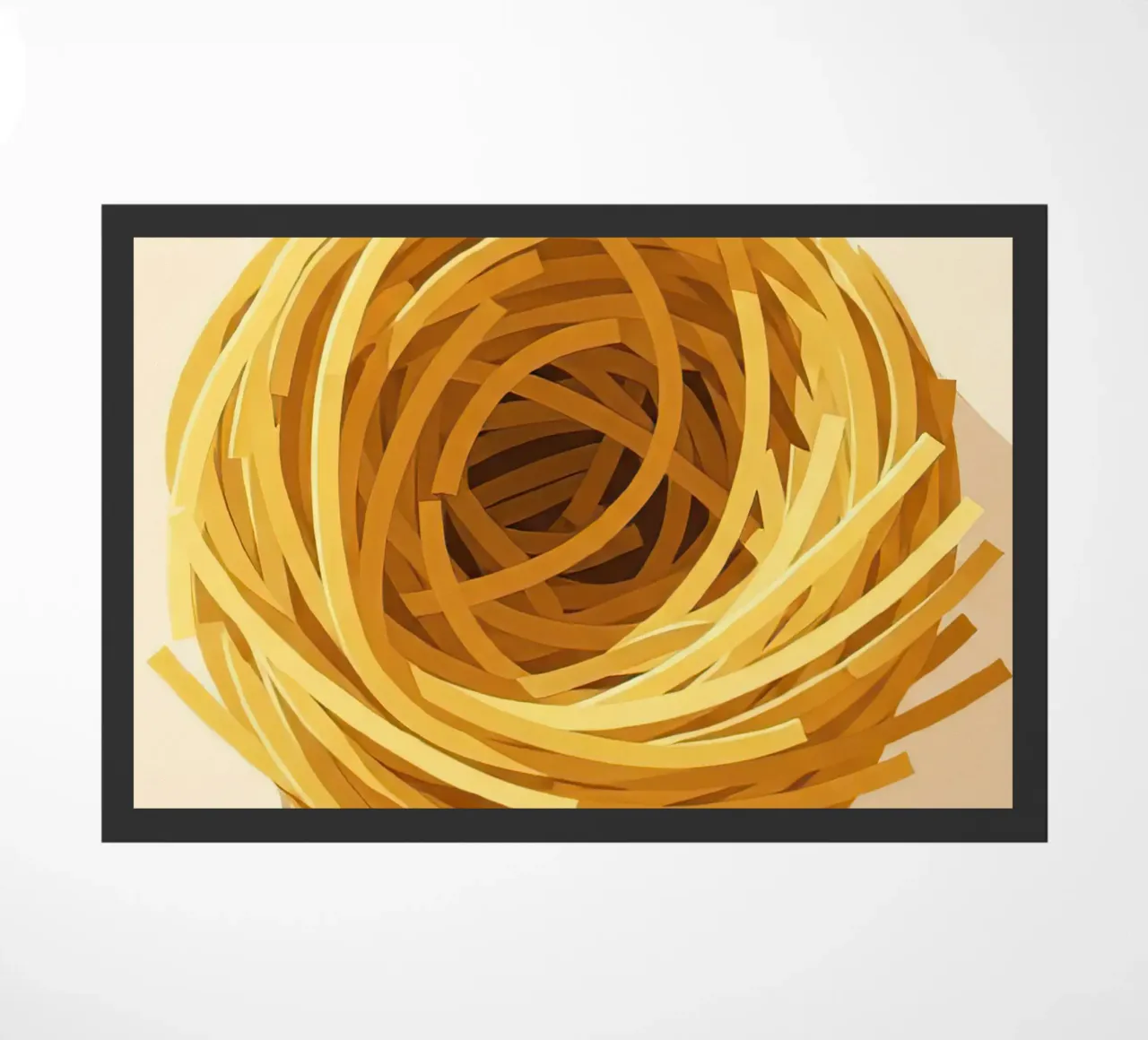 Spaghetti Nest Bundle doormat by FlatPrint Studio