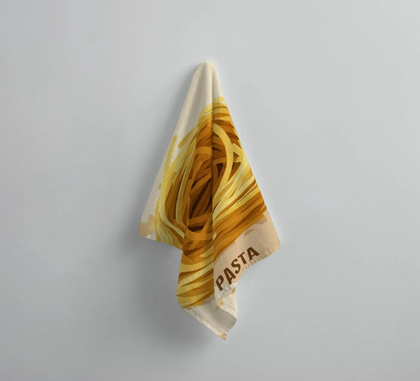 Spaghetti Nest Bundle towel by FlatPrint Studio