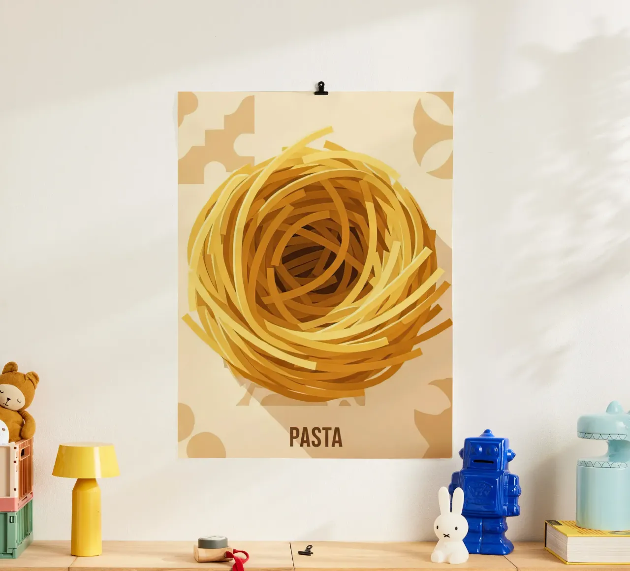 Spaghetti Nest Bundle poster by FlatPrint Studio