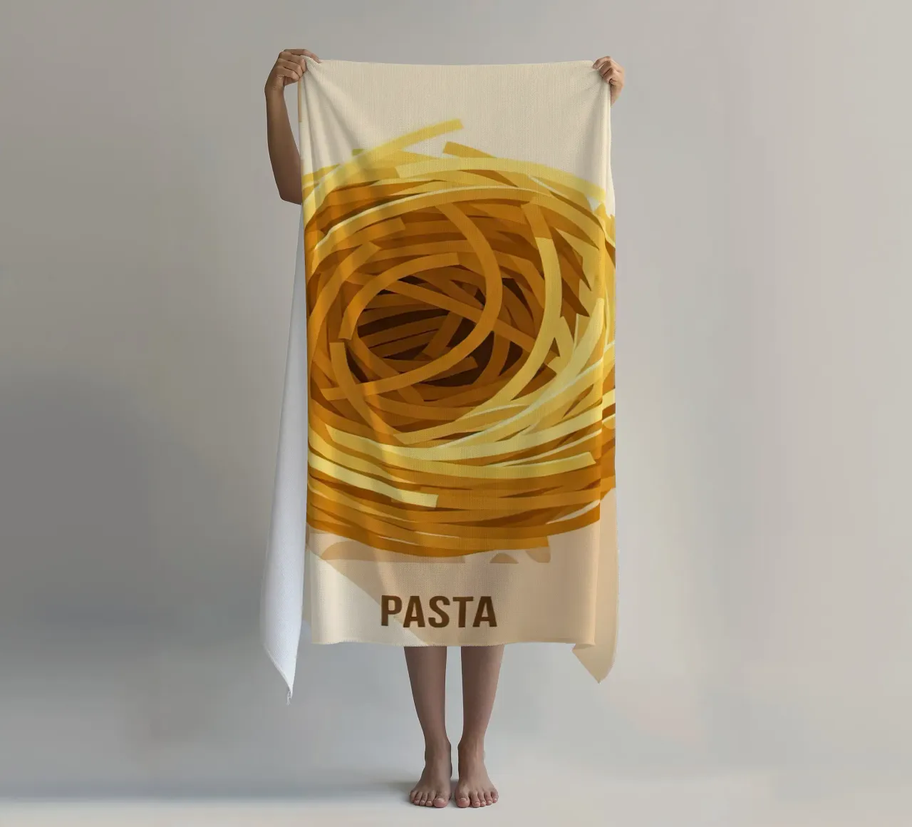 Spaghetti Nest Bundle telo mare da FlatPrint Studio