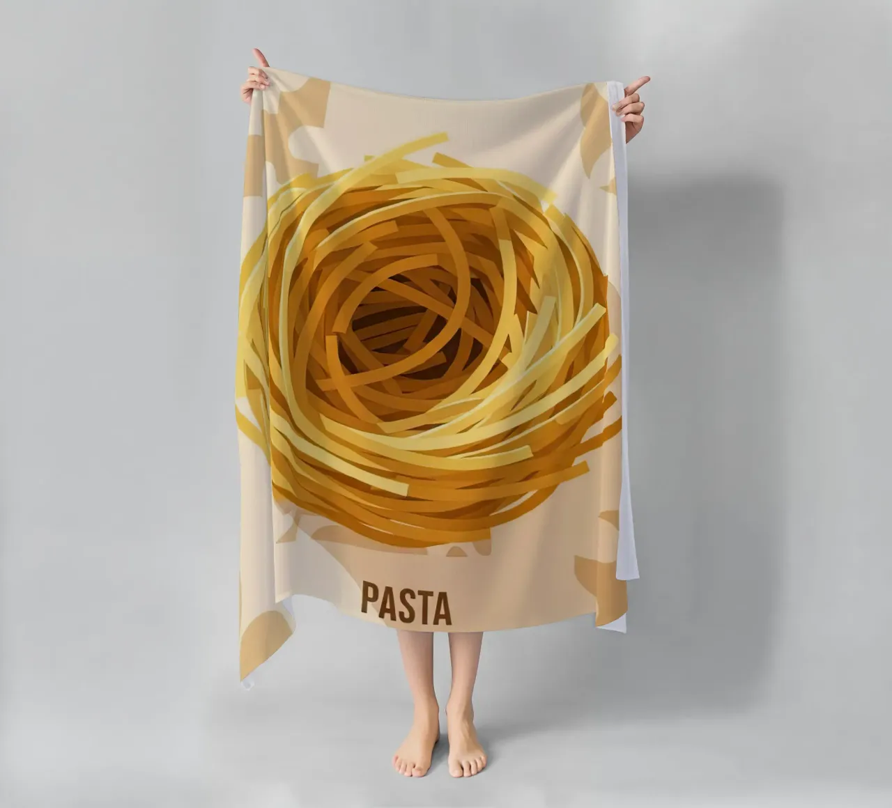 Spaghetti Nest Bundle telo mare da FlatPrint Studio