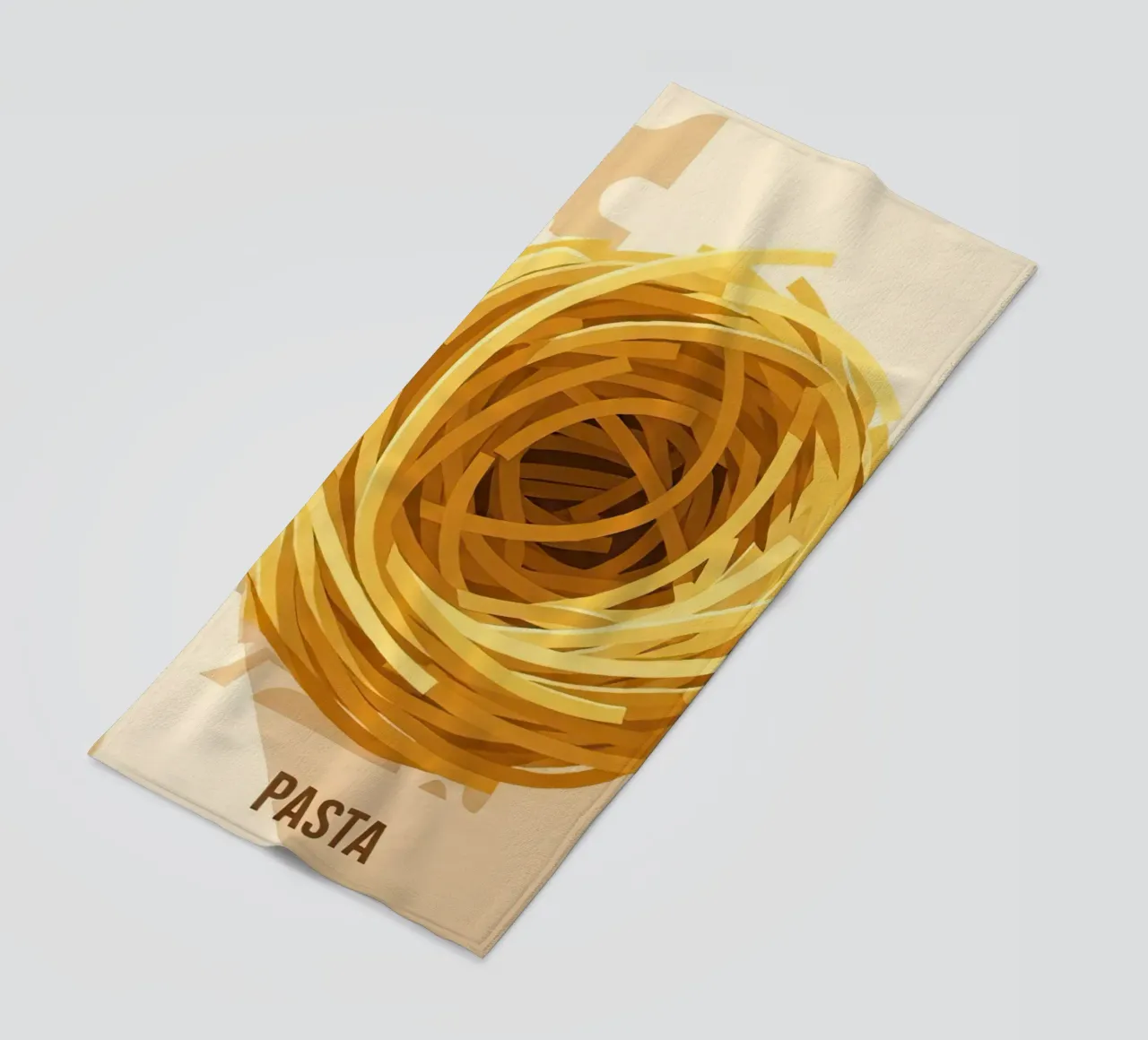 Pacchetto Spaghetti Nest telo mare da FlatPrint Studio