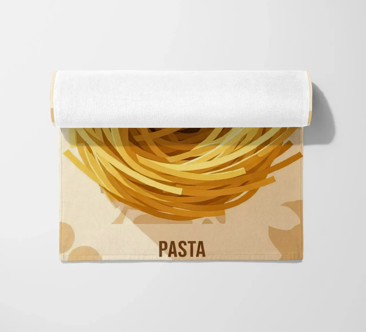Pacchetto Spaghetti Nest telo mare da FlatPrint Studio