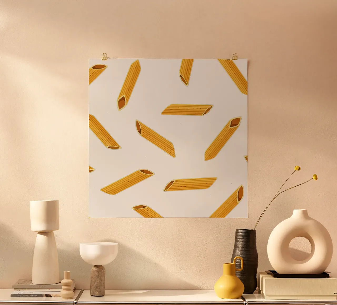 Rigate Tubes poster by FlatPrint Studio