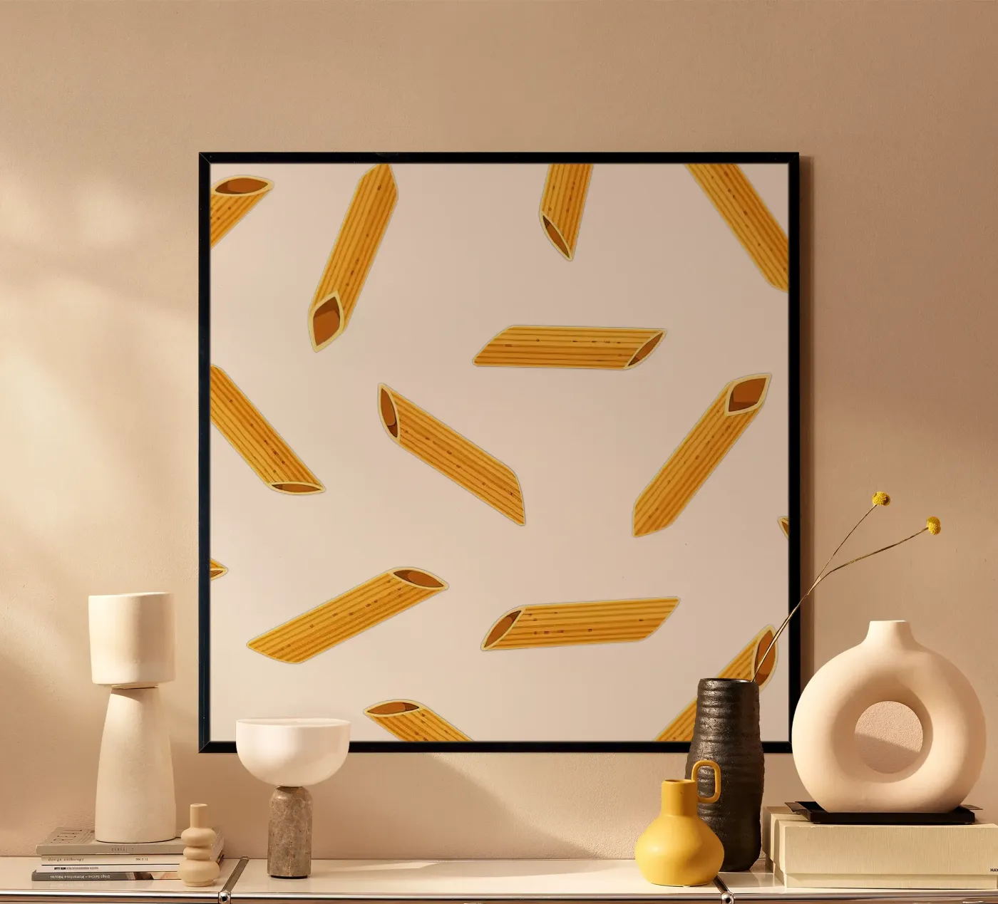 Rigate Tubes poster by FlatPrint Studio