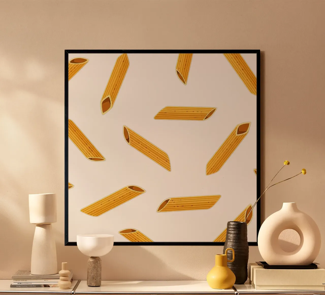 Rigate Tubes poster by FlatPrint Studio