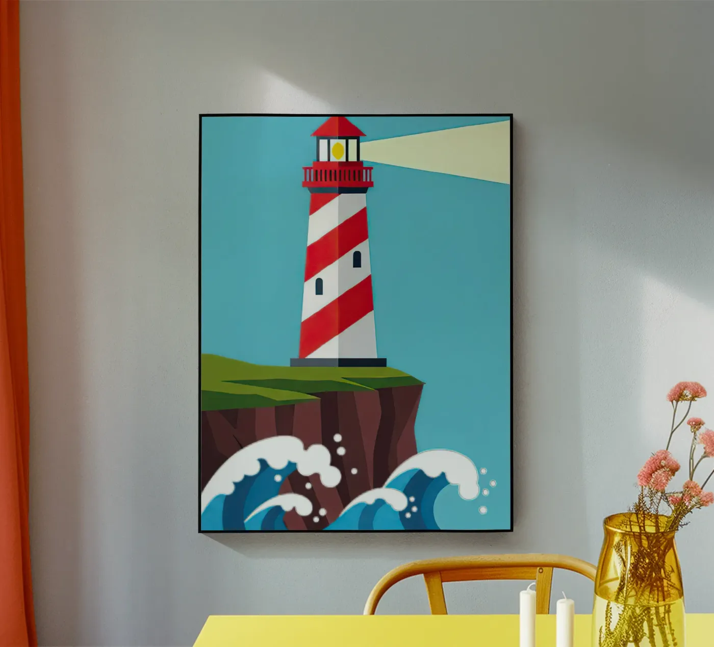 Faro a strisce Tempesta plexiglass da FlatPrint Studio