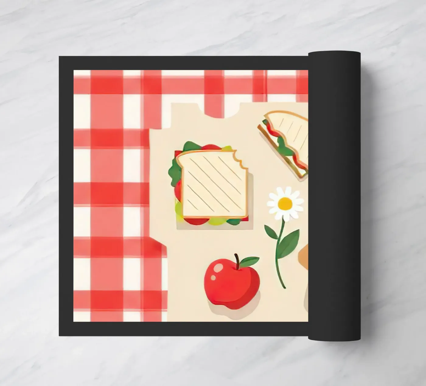 picknickdeken deurmat van FlatPrint Studio