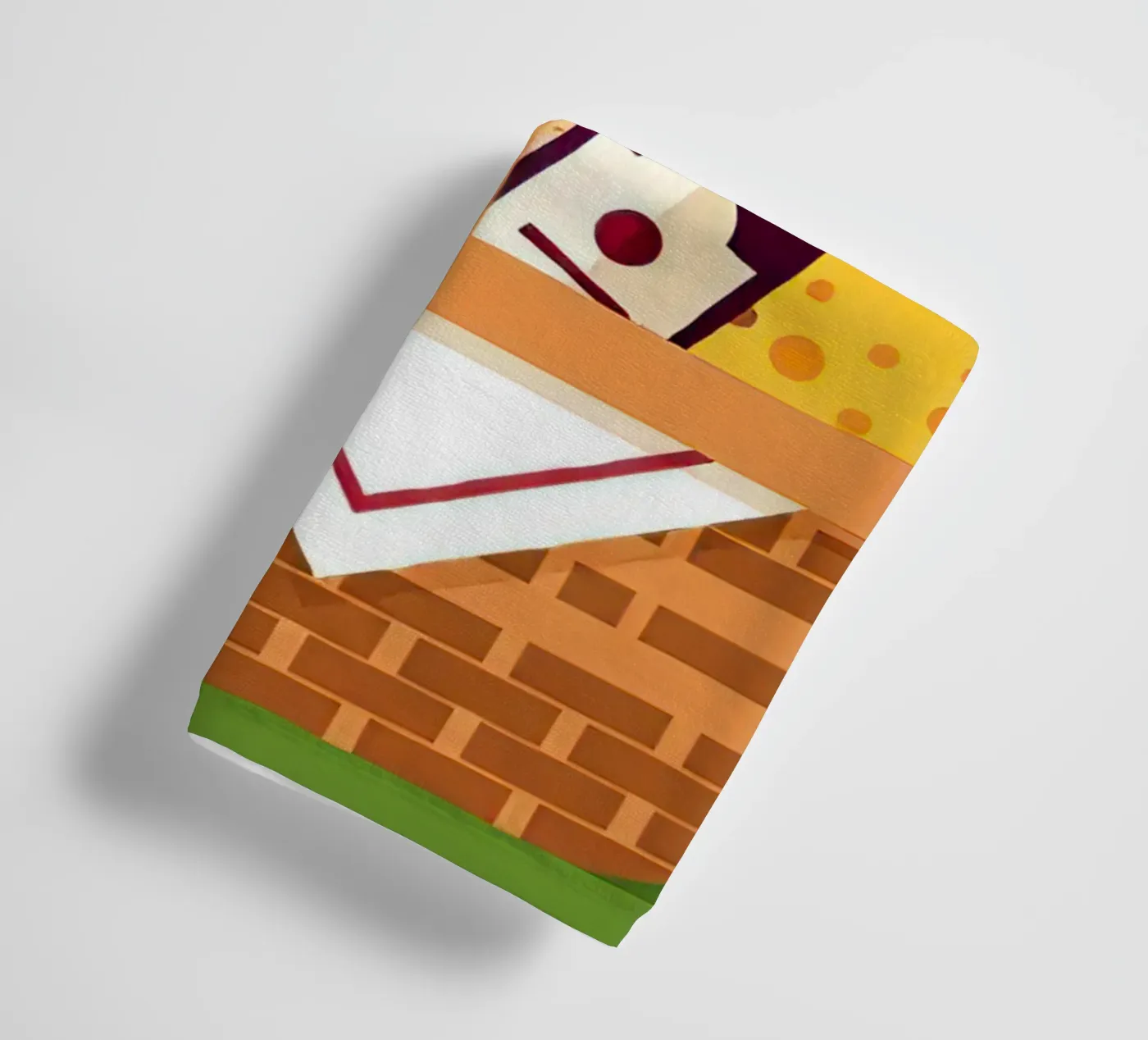 offener Picknickkorb Handtuch von FlatPrint Studio