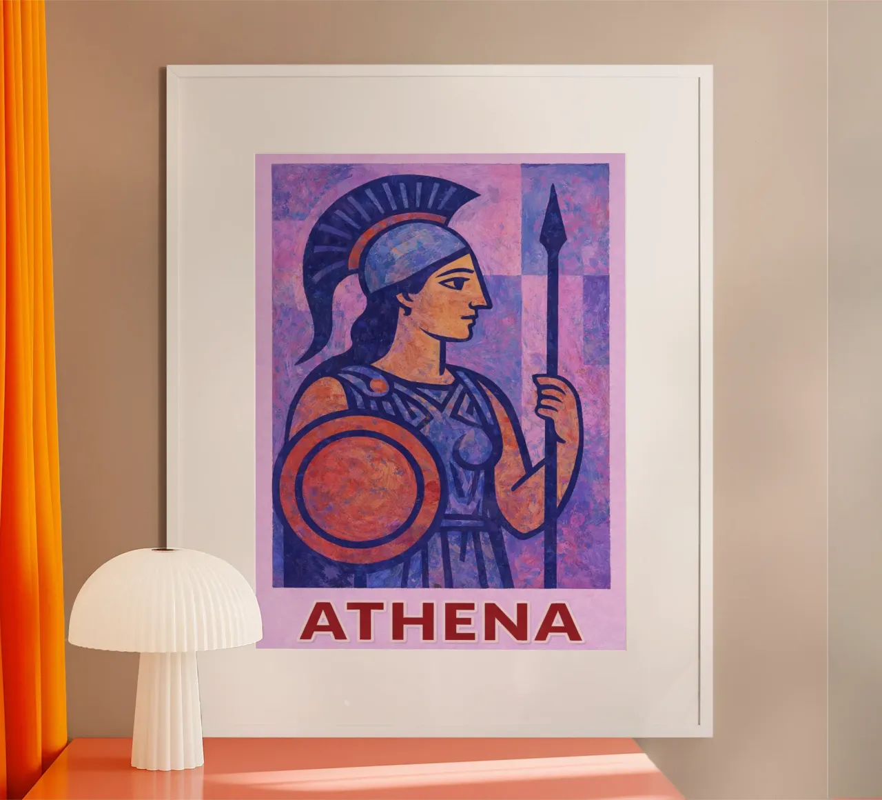 Athena poster by kamilaze