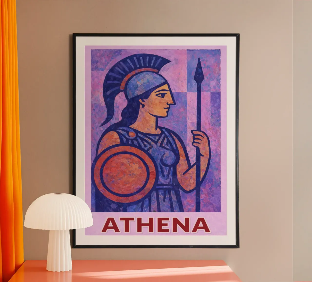 Athena poster by kamilaze