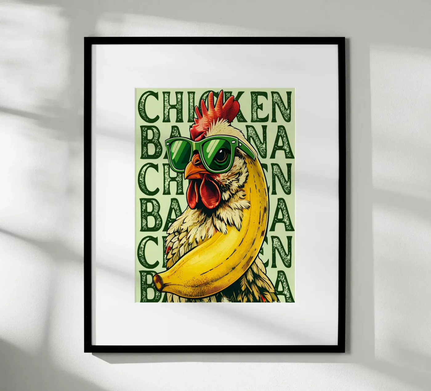 pollo banana poster da kamilaze