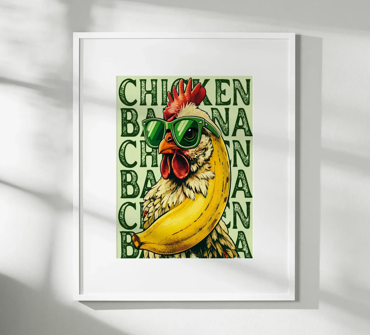pollo banana poster da kamilaze