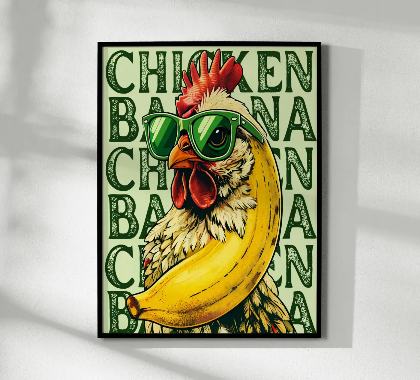 pollo banana poster da kamilaze
