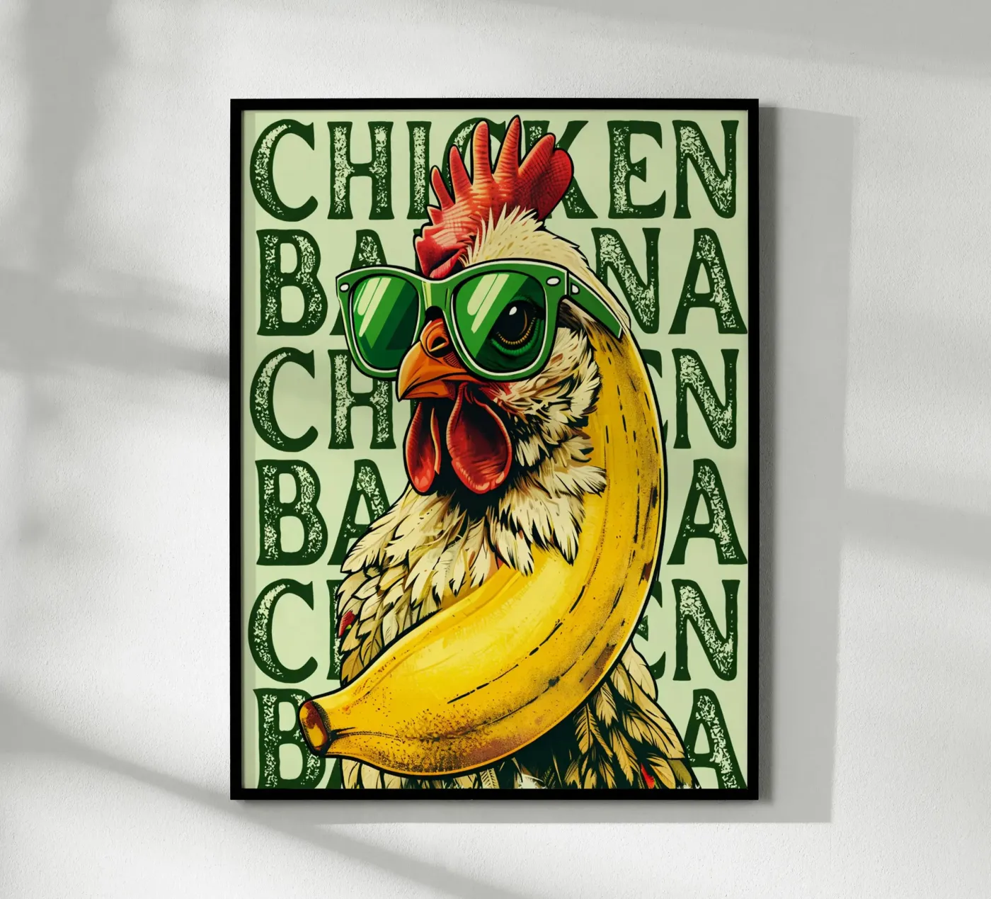 pollo banana poster da kamilaze