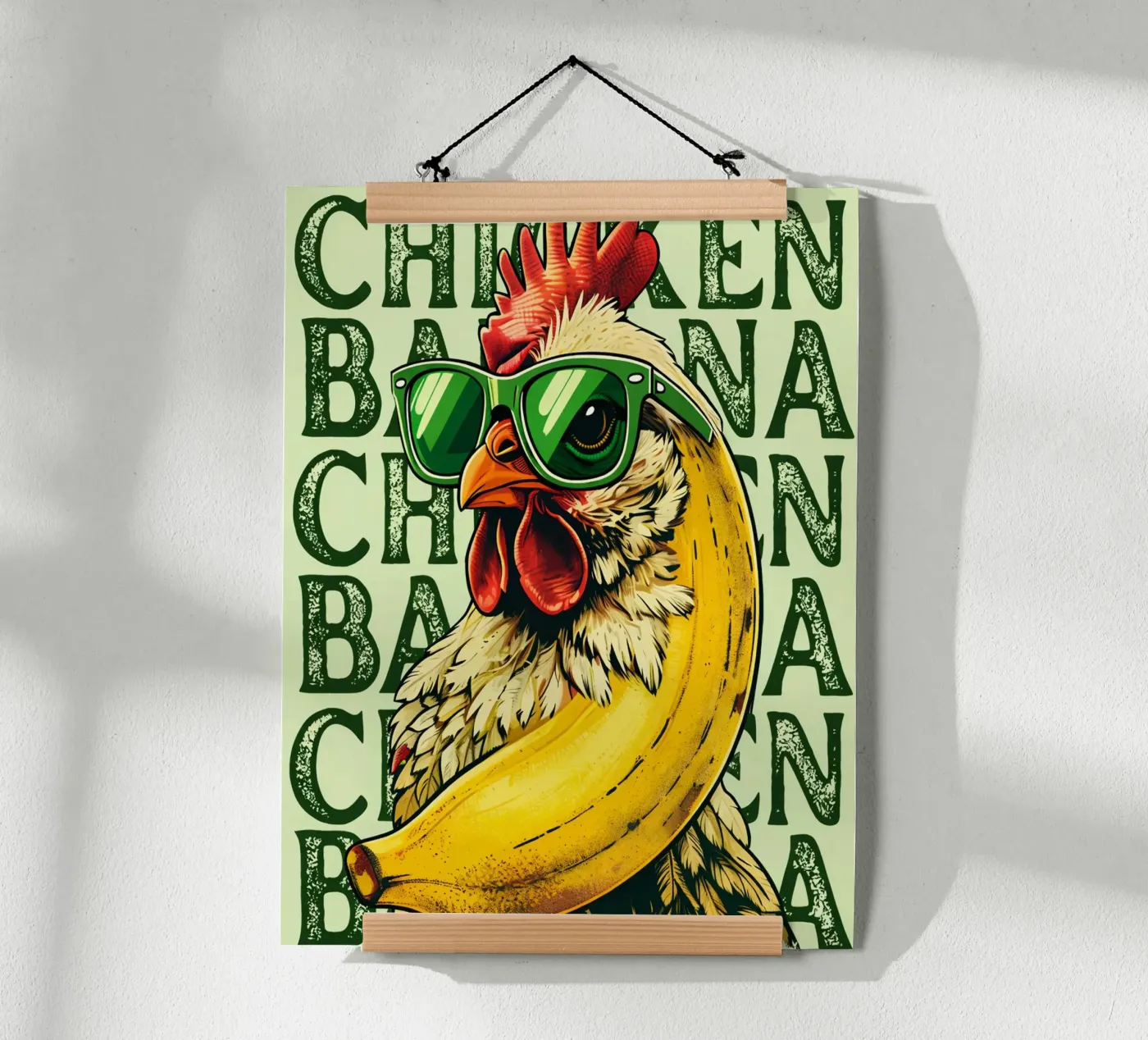 pollo banana poster da kamilaze