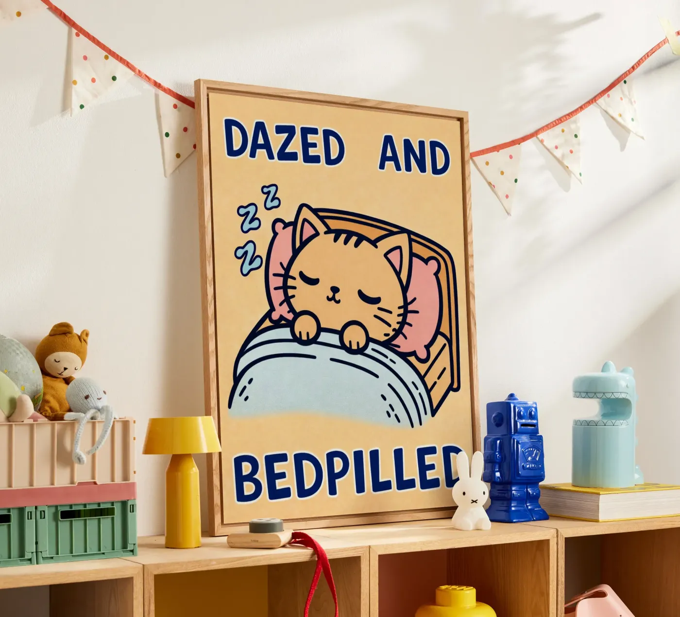 versuft en bedwants acryl van kamilaze