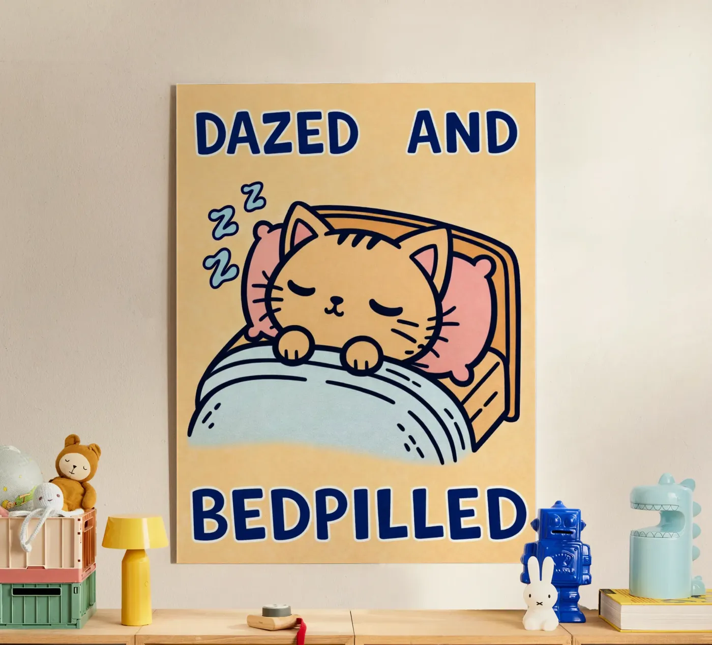 versuft en bedwants acryl van kamilaze