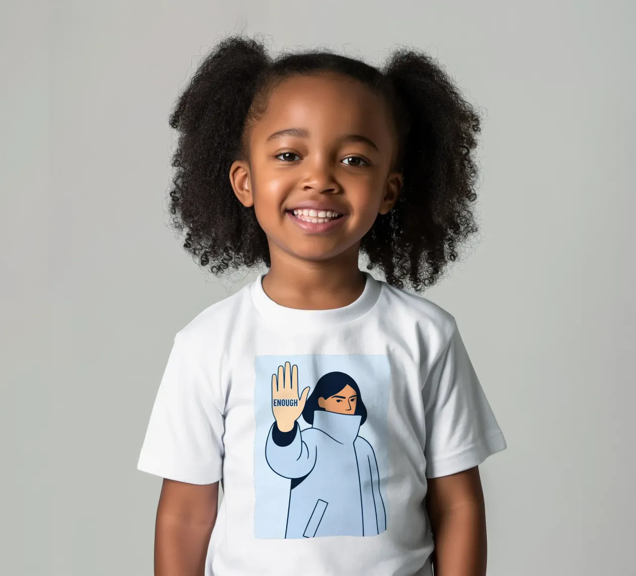 genoeg kinder t-shirt van kamilaze